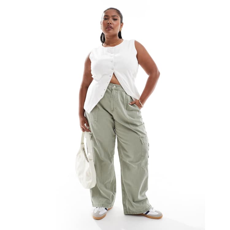 [Margesherwood ] / ☆ WASHED WORK CURVE PANTS / khaki 205520897-1-khaki?$n_750w$&wid