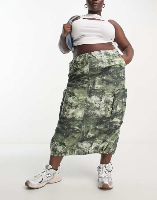 Camo skirt plus on sale size