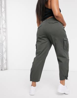 ASOS DESIGN Curve cargo pants with 