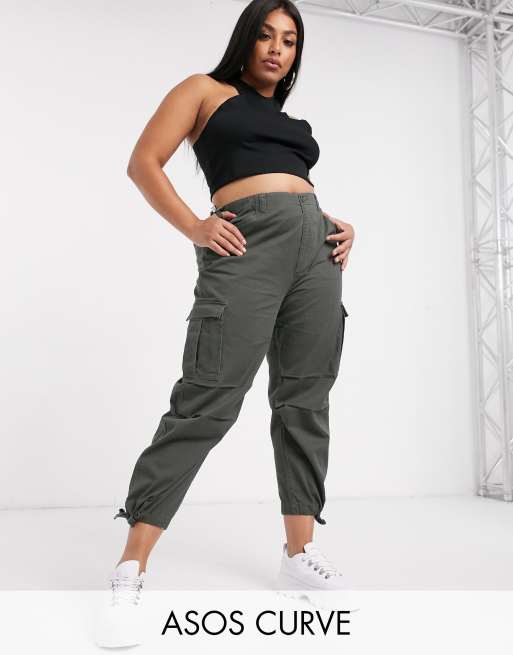 Plus size best sale utility trousers