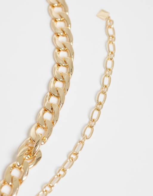 ASOS DESIGN Curve - Ceinture chaîne chunky avec breloques pièces de monnaie, 2 de 3
