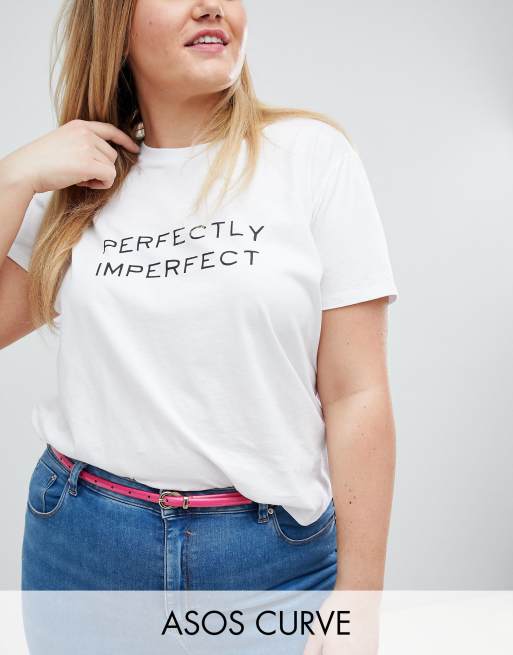 ASOS DESIGN Curve - Ceinture fine à porter à la taille ou sur les hanches aux couleurs pop vernies