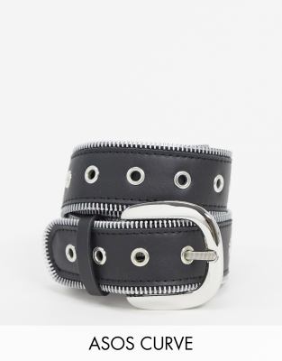 ASOS DESIGN Curve - Ceinture pour jean taille et hanches à bordure ...