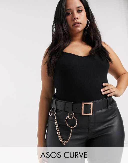 Plus size deals gold waist chain