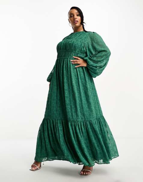 Green Plus Size Dresses | Shop at ASOS