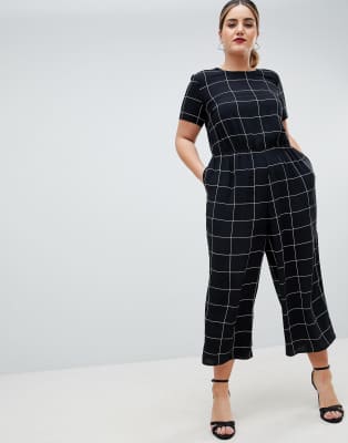 asos black and white jumpsuit