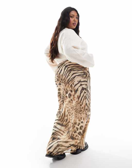 Leopard maxi skirt yoga hotsell