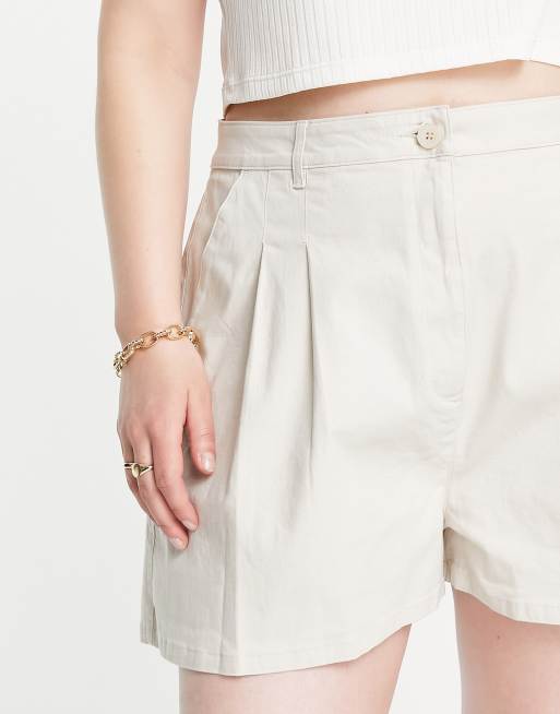 ASOS DESIGN Curve chino short in stone , 3 of 4