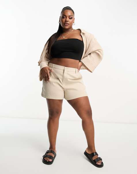 Long shorts for store womens plus size