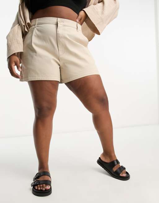 Plus size hot sale chino shorts