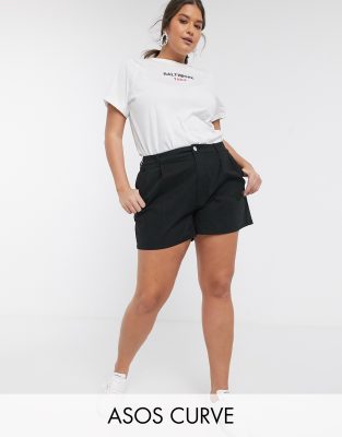 asos curve shorts