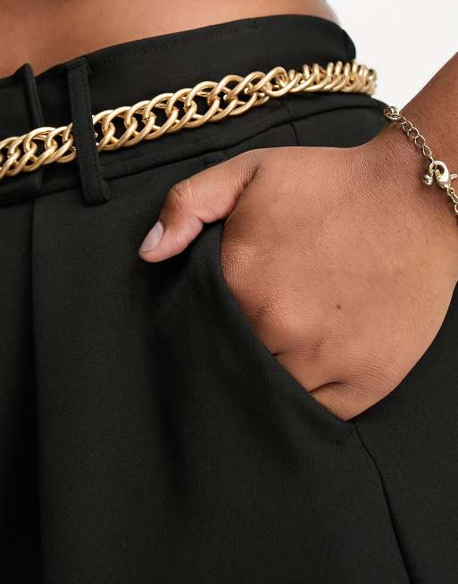 Yours Gold Metal Chain Belt Size 16-18 | Women's Plus Size and Curve Fashion