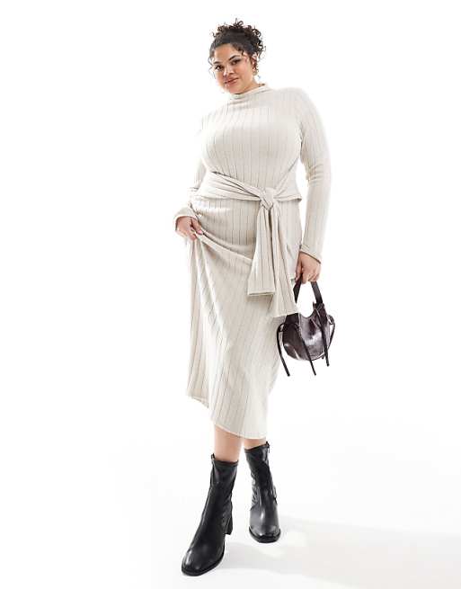 Ribbed Kimono Wrap- Cream Ribbed Kimono Wrap- Cream