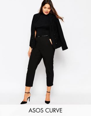 asos plus size trousers