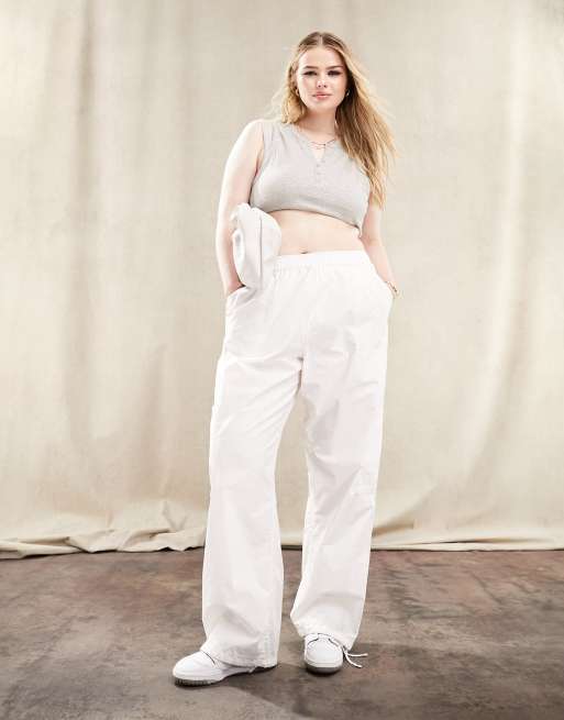 Asos store white trousers