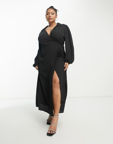 Black long sleeve work cheap dress