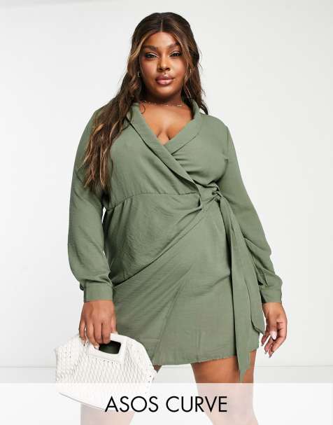 Asos plus cheap size dresses sale