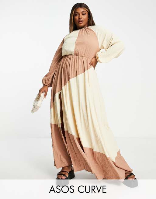 Asos curve outlet maxi dress