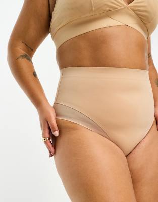 Spanx Everyday Seamless Shaping High Waisted Brief in Natural