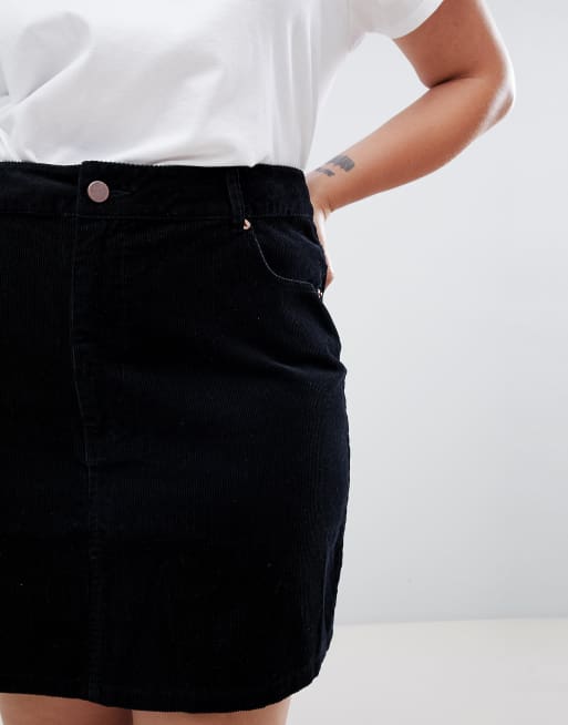 Black cord 2024 skirt asos