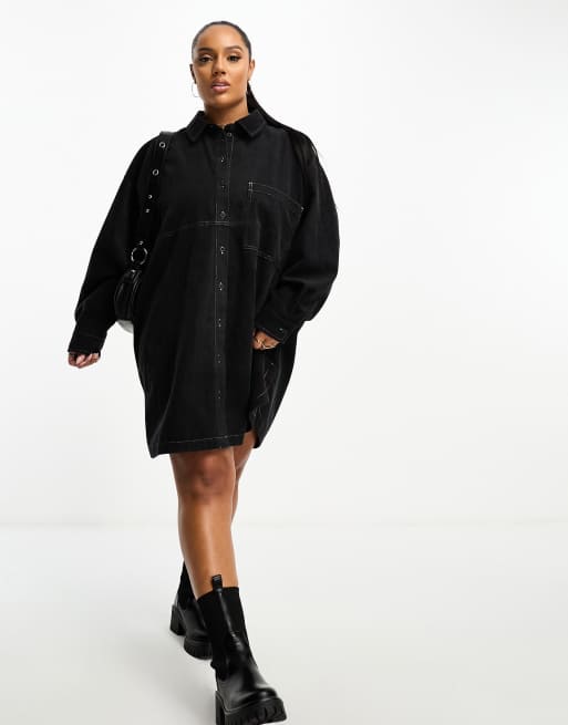 Asos curve shirt dress best sale