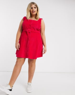 asos raspberry dress