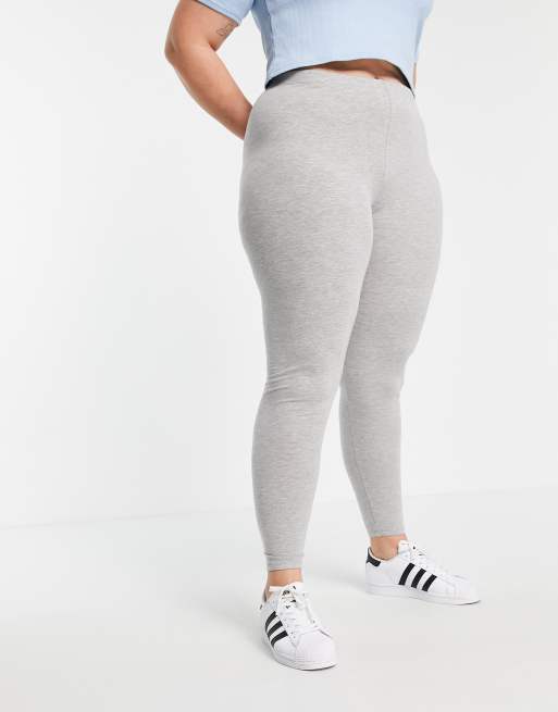 Brand New Heather Grey Cotton Leggings