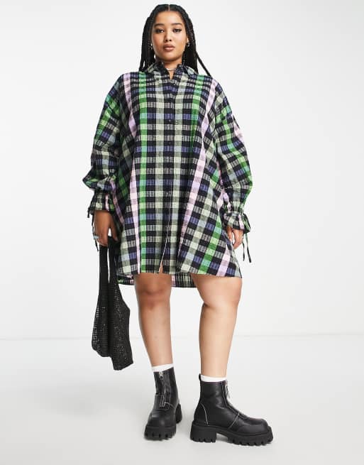 Grunge shirt outlet dress