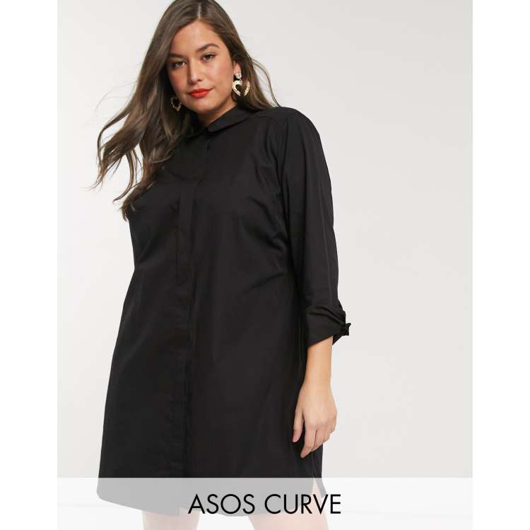 Asos black 2025 tshirt dress