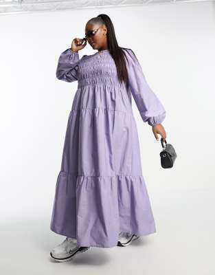 Lilac smock outlet dress