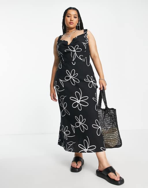 Asos plus size hot sale maxi dress