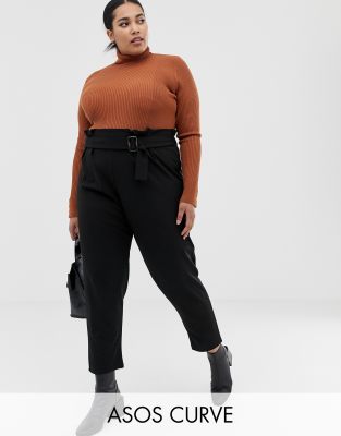 curve paperbag trousers