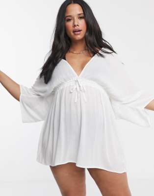 curve beach cover up