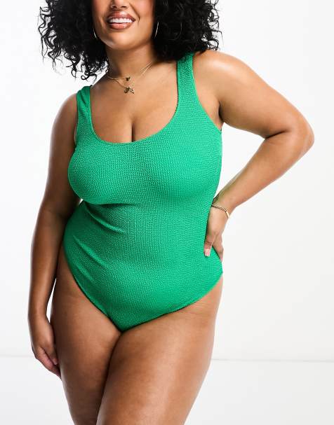 St john's bay on sale plus size swimwear