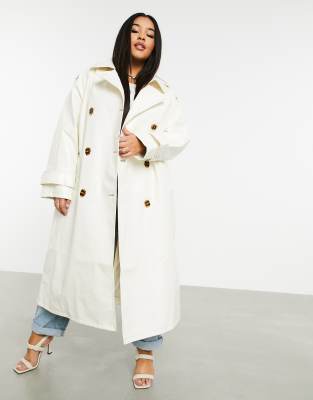 asos curve trench coat