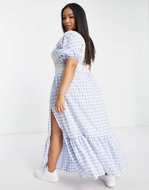 Asos sales gingham dress