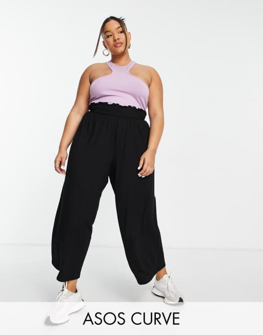 ASOS DESIGN Curve fanny pack in black