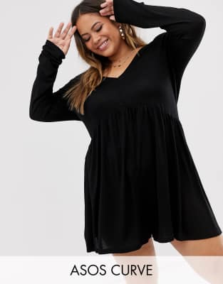 asos curve romper