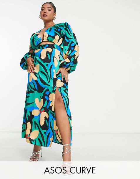 Asos wedding guest 2024 dress plus size