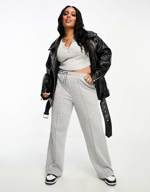 ASOS DESIGN Curve – Czarna kurtka motocyklowa oversize o wydłużonym fasonie z imitacji skóry