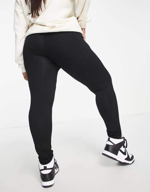 ASOS DESIGN Curve – Czarne legginsy, 2 z 4