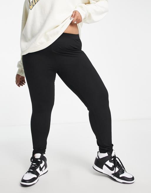 ASOS DESIGN Curve – Czarne legginsy, 4 z 4