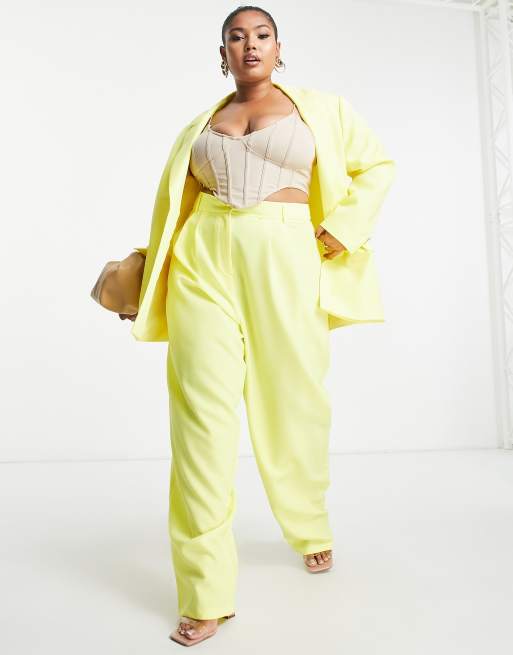 Asos shop yellow trousers