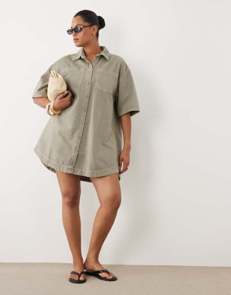 Shirt Dresses for Women | Winter Oversized & Tailored Shirt Dresses | ASOS