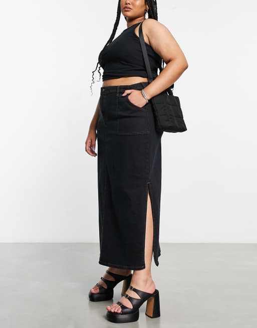 Asos midi skirt outlet xxl