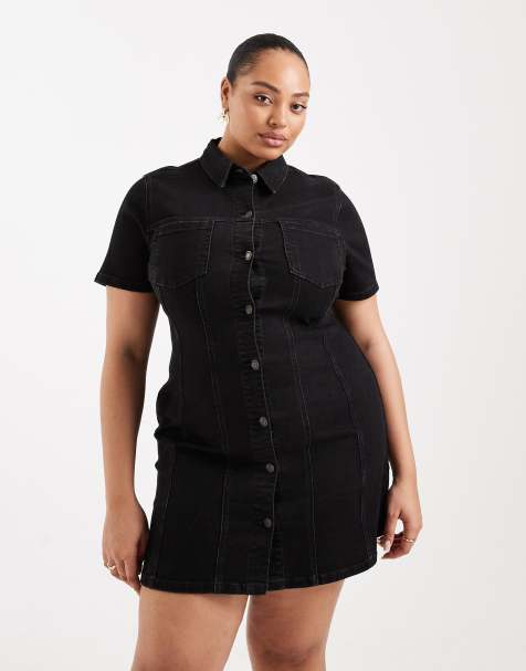 Black Shirt Dresses | Shop at ASOS