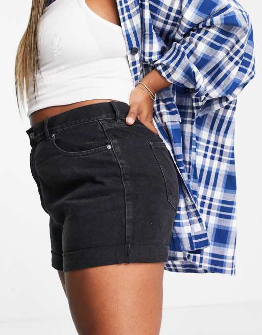 Asos black hot sale shorts