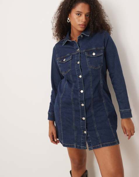 Denim Shirt Dresses | Shop at ASOS