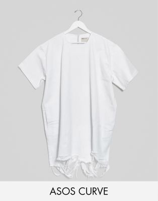 asos plus size denim dress