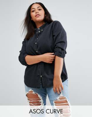 asos denim shirt womens